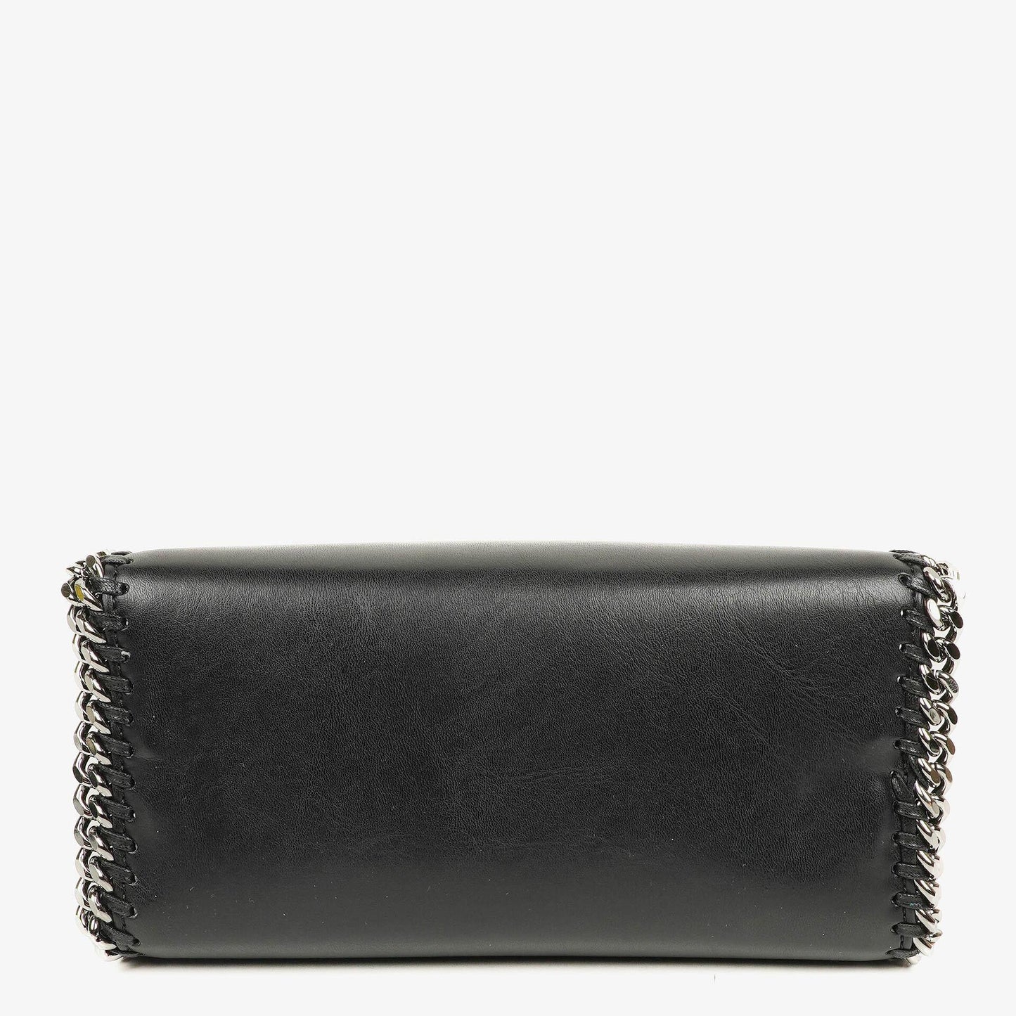 Stella McCartney Mini Falabella Box Handtasche mit Tragegriff aus schwarzem Eco Alter Nappa