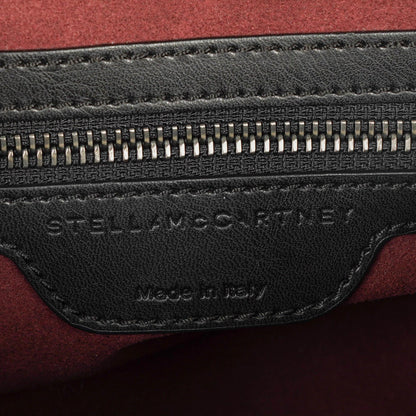 Stella McCartney Mini Falabella Box Handtasche mit Tragegriff aus schwarzem Eco Alter Nappa