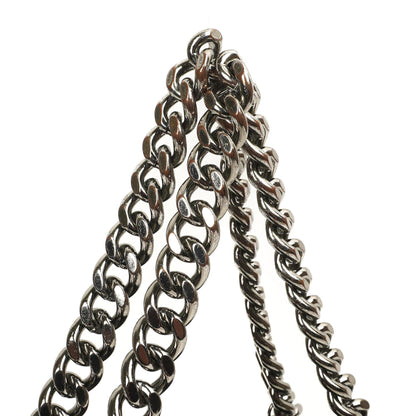 Stella McCartney Mini Tote Falabella Schwarze Vegane Shaggy Deer Fold Over Bag