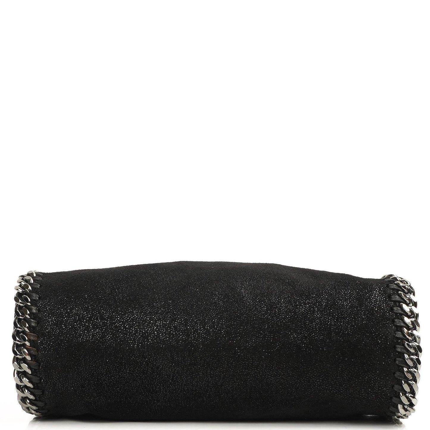 Stella McCartney Mini Tote Falabella Schwarze Vegane Shaggy Deer Fold Over Bag