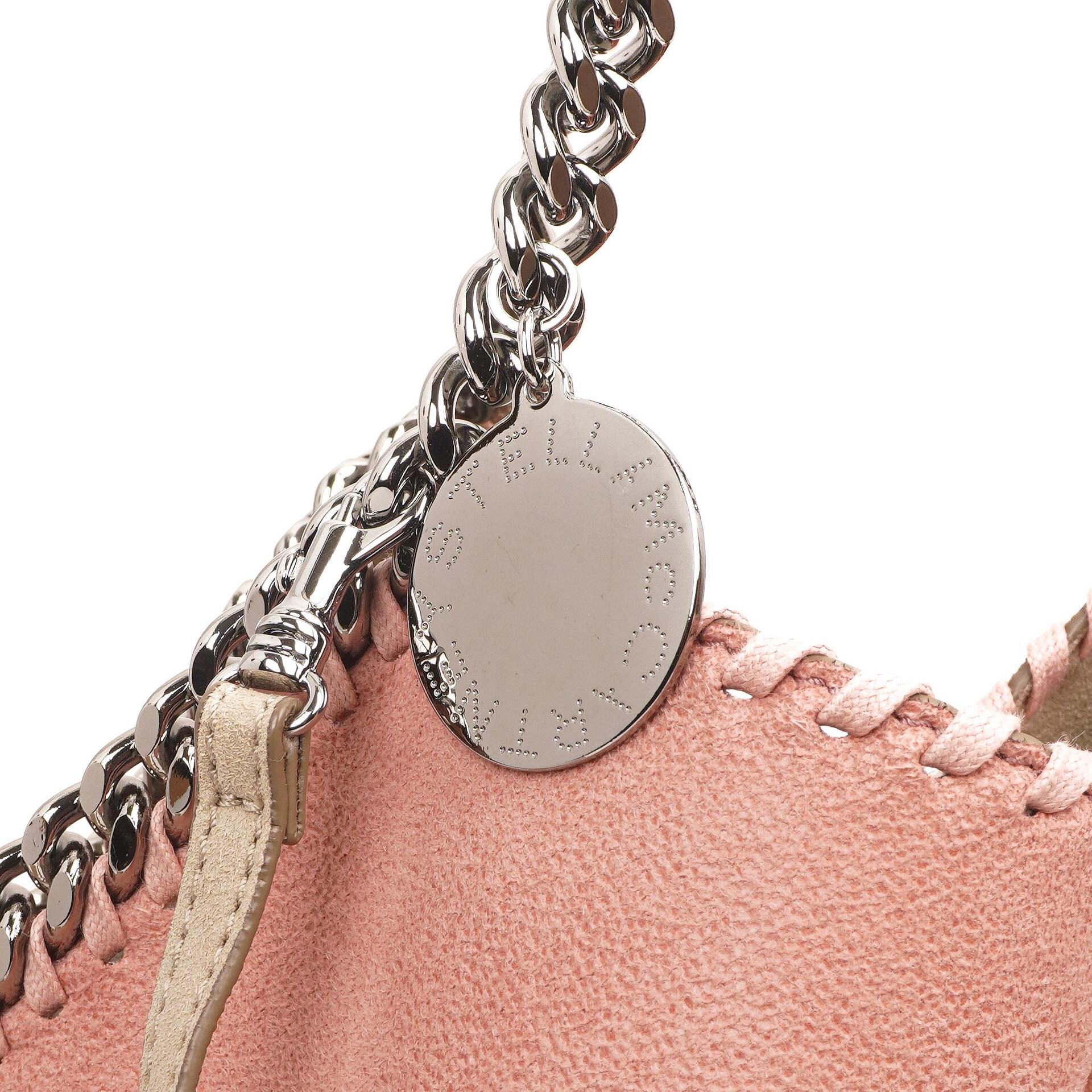 Stella McCartney Wendbare Falabella Tote Blush Pink Veganes Shaggy Deer