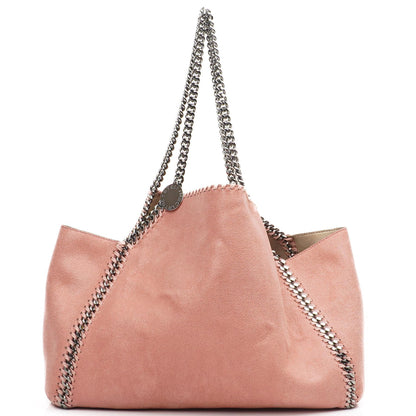 Stella McCartney Wendbare Falabella Tote Blush Pink Veganes Shaggy Deer