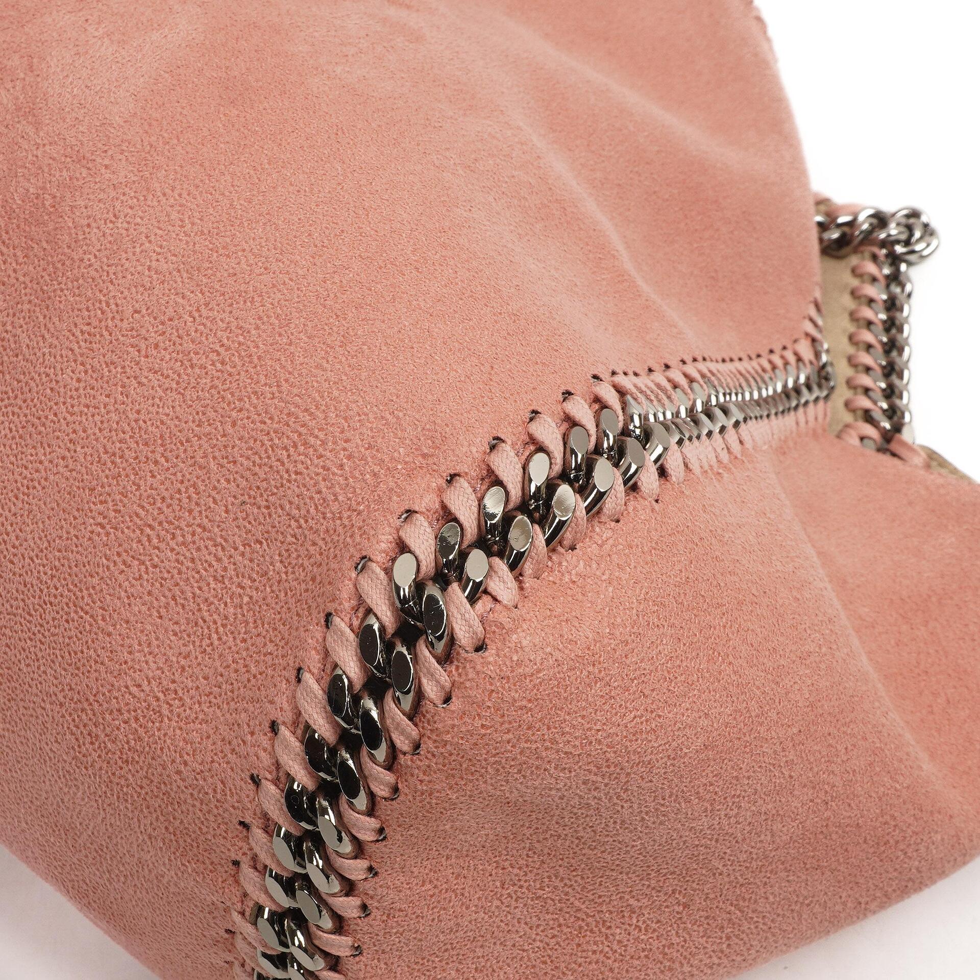Stella McCartney Wendbare Falabella Tote Blush Pink Veganes Shaggy Deer