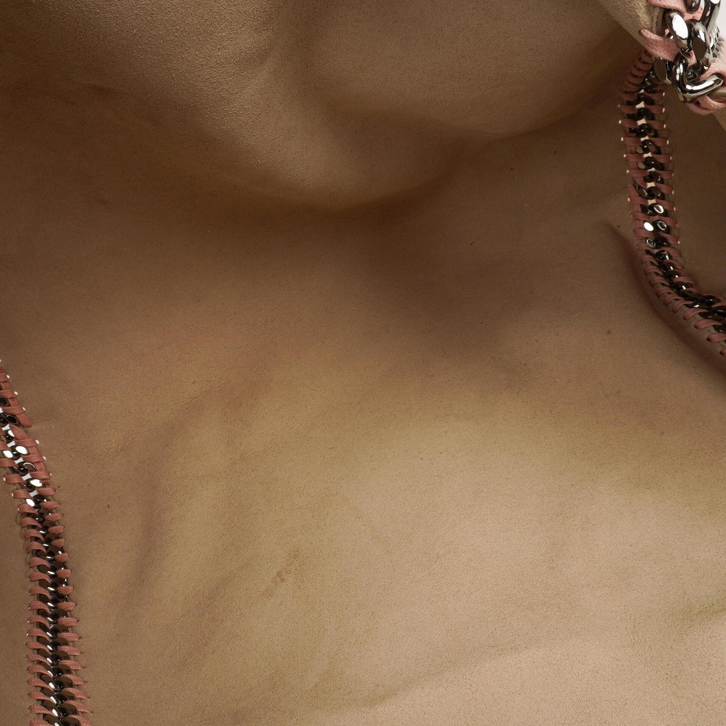 Stella McCartney Wendbare Falabella Tote Blush Pink Veganes Shaggy Deer