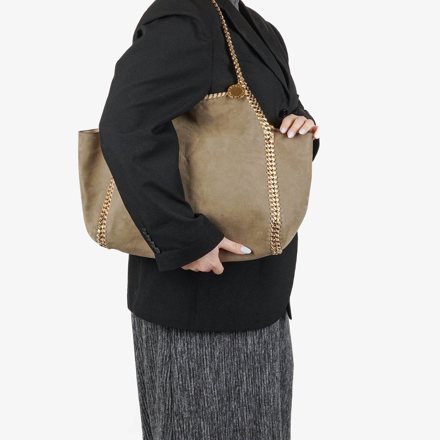 Stella McCartney wendbare Falabella Tote aus veganem Shaggy Deer