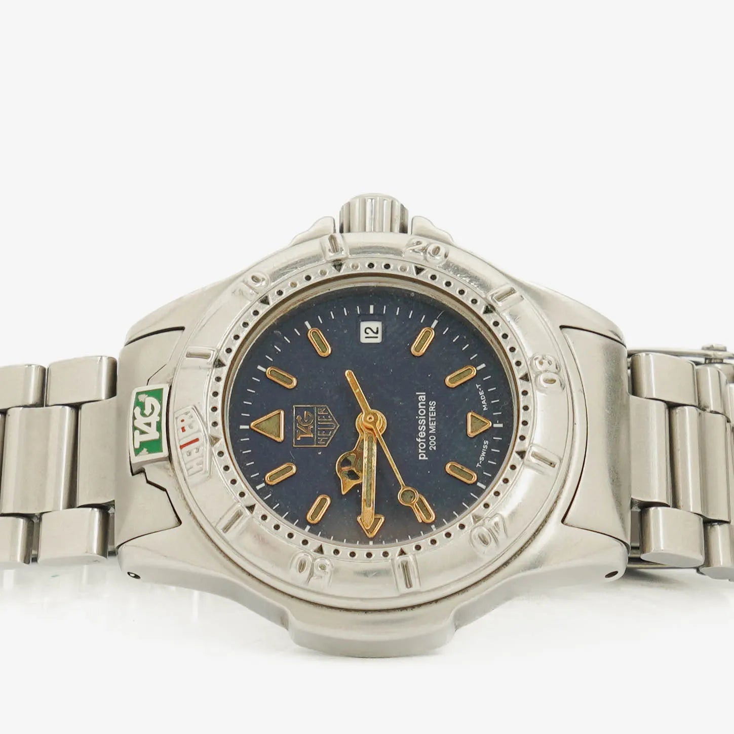 TAG Heuer Professional 4000 Serie Quarz-Armbanduhr aus Edelstahl