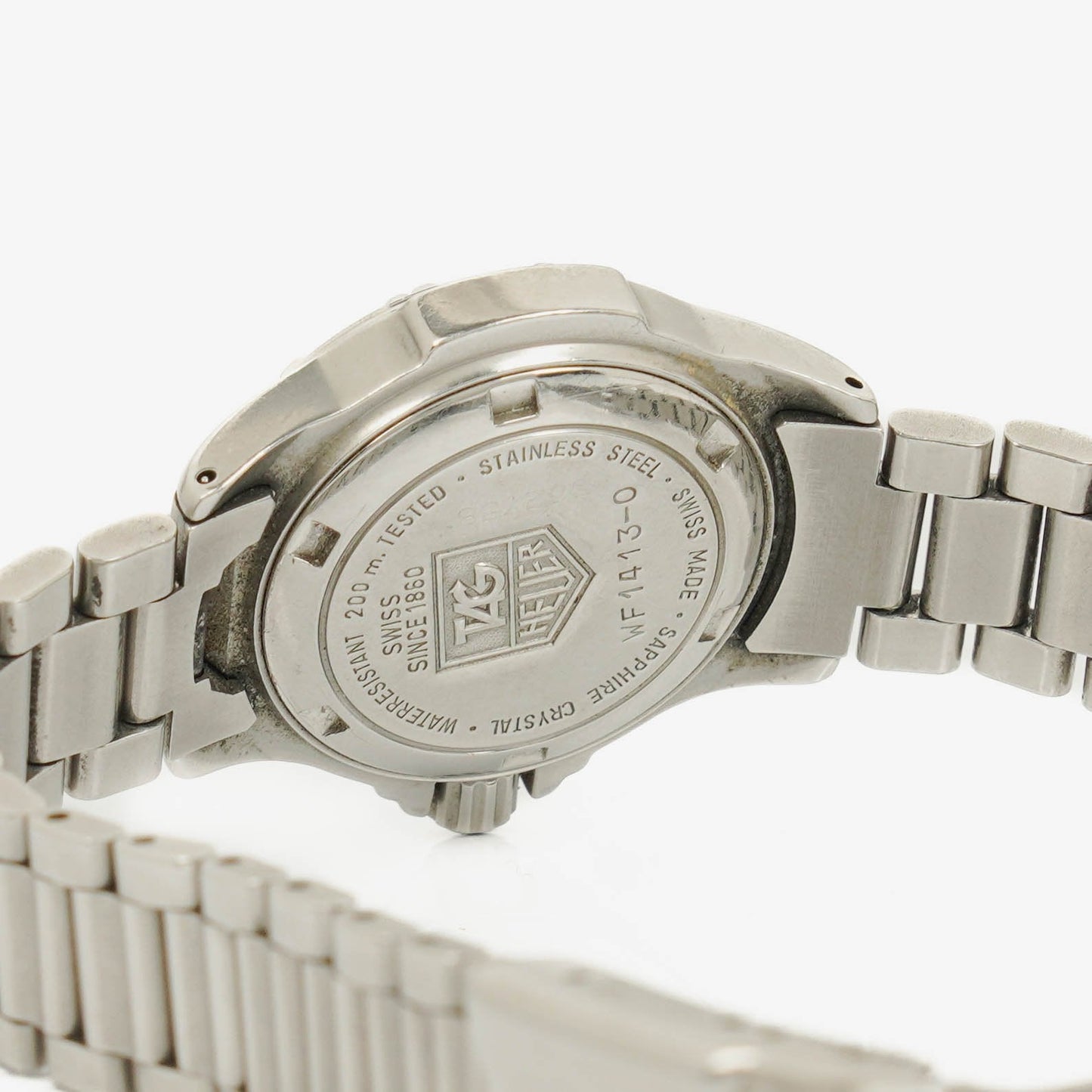 TAG Heuer Professional 4000 Serie Quarz-Armbanduhr aus Edelstahl