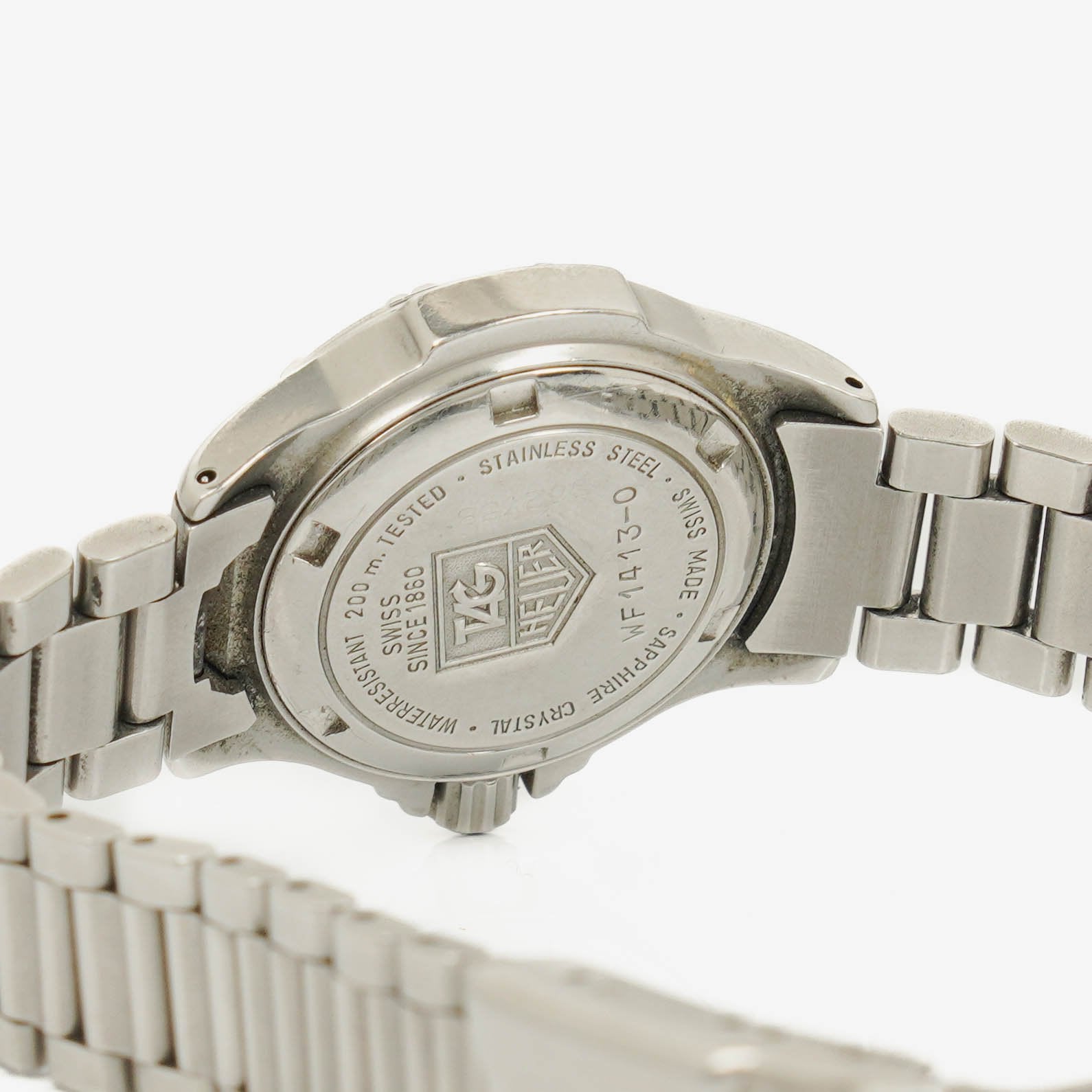 TAG Heuer Professional 4000 Serie Quarz-Armbanduhr aus Edelstahl