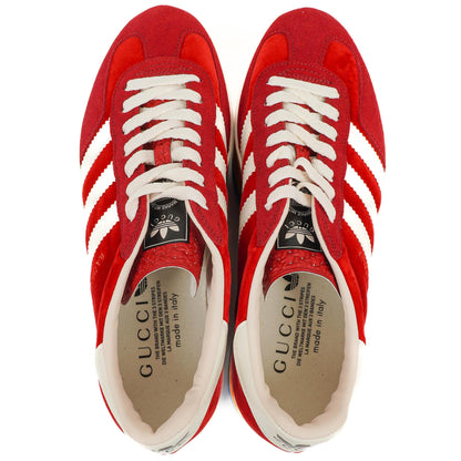 The Gucci x Adidas Gazelle Plateau Rot
