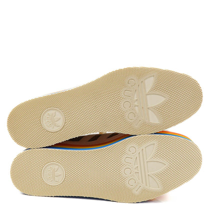 The Gucci x Adidas Jacquard Gestreifte Keilabsatz Sneaker