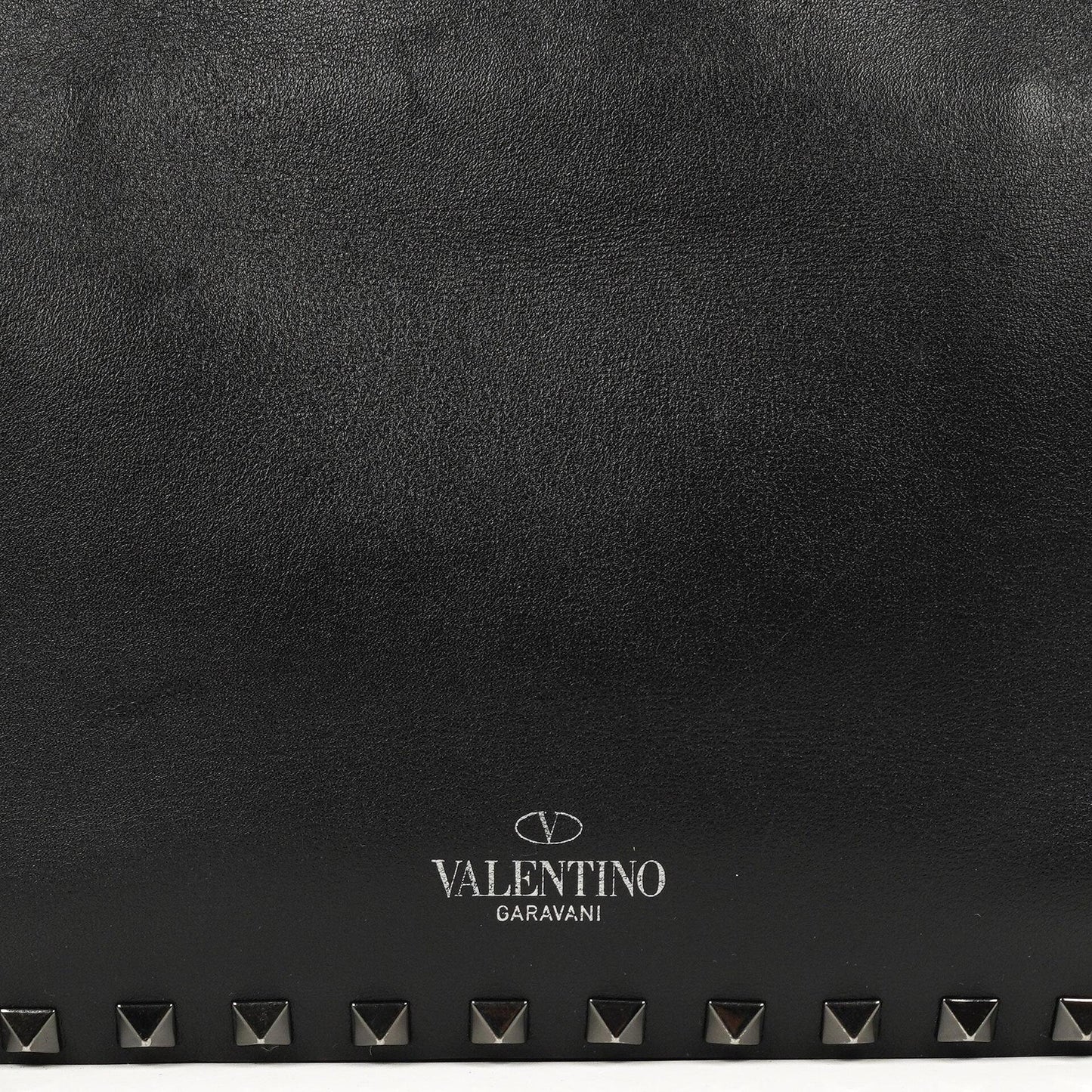 Valentino Garavani Mini Rockstud Leder Tote Bag Schwarz