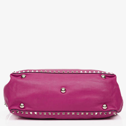 Valentino Garavani Medium Rockstud Tote Bag in Pink
