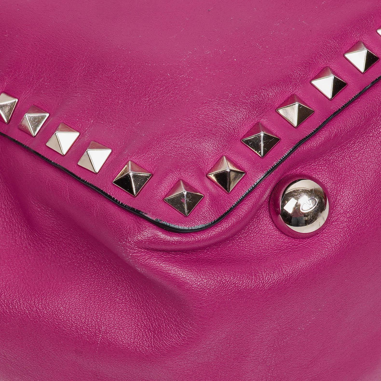 Valentino Garavani Medium Rockstud Tote Bag in Pink