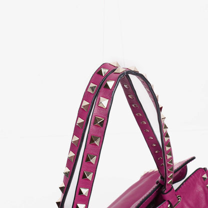 Valentino Garavani Medium Rockstud Tote Bag in Pink