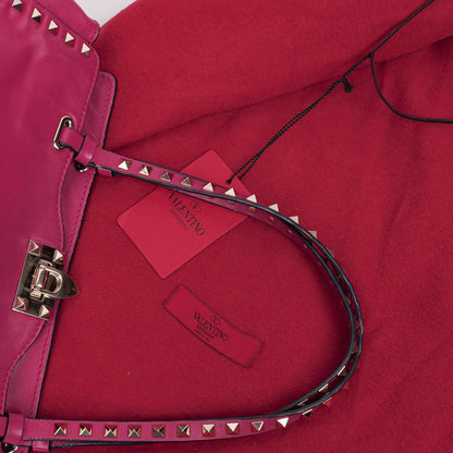 Valentino Garavani Medium Rockstud Tote Bag in Pink