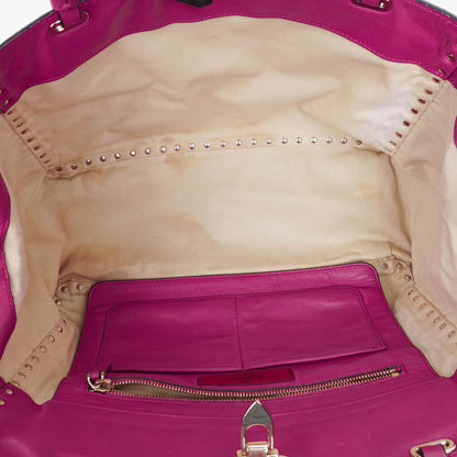 Valentino Garavani Medium Rockstud Tote Bag in Pink