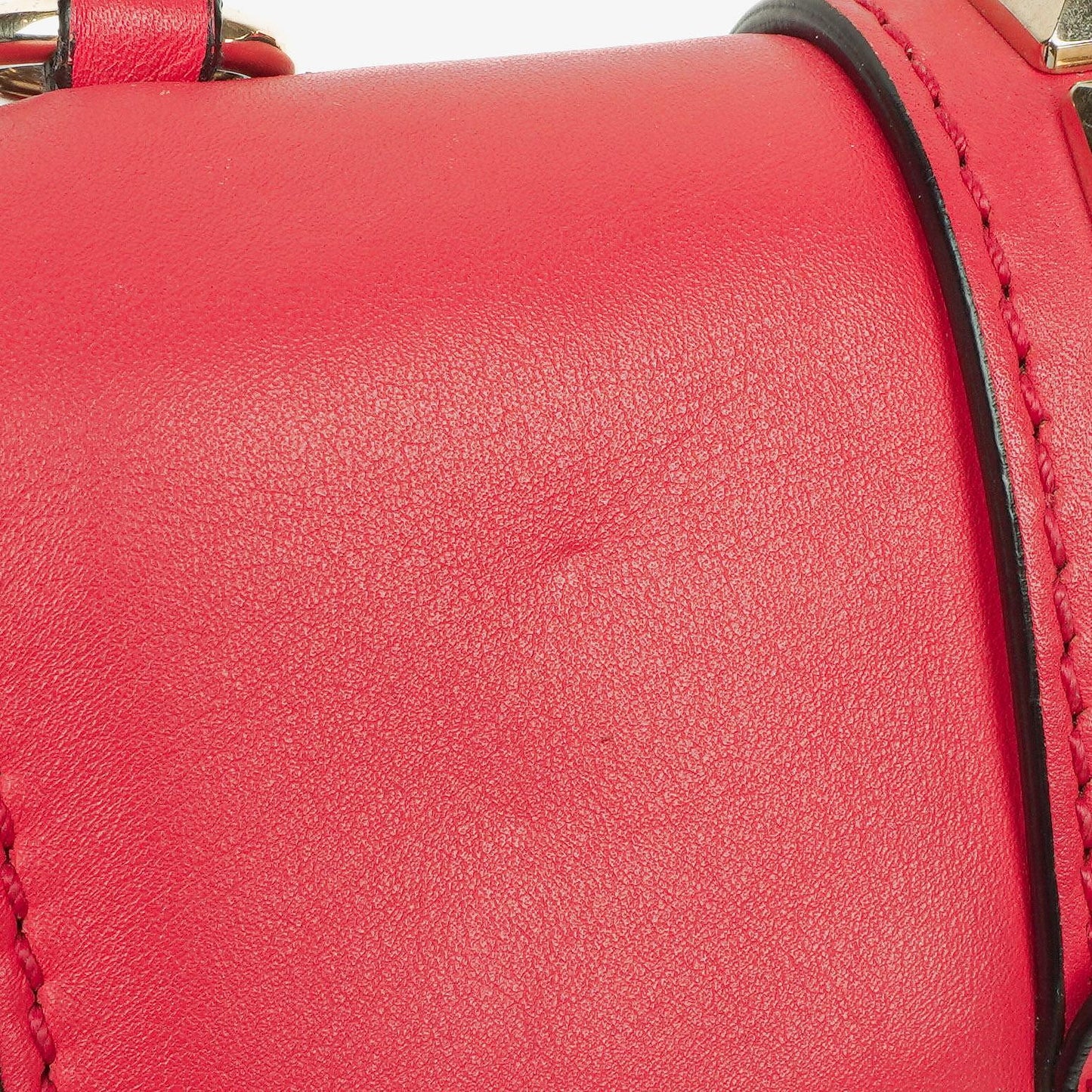 Valentino Garavani Glam Lock Rockstud Mini Klappentasche aus pinkem Vitello