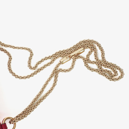 Valentino Garavani Glam Lock Rockstud Mini Klappentasche in Rot