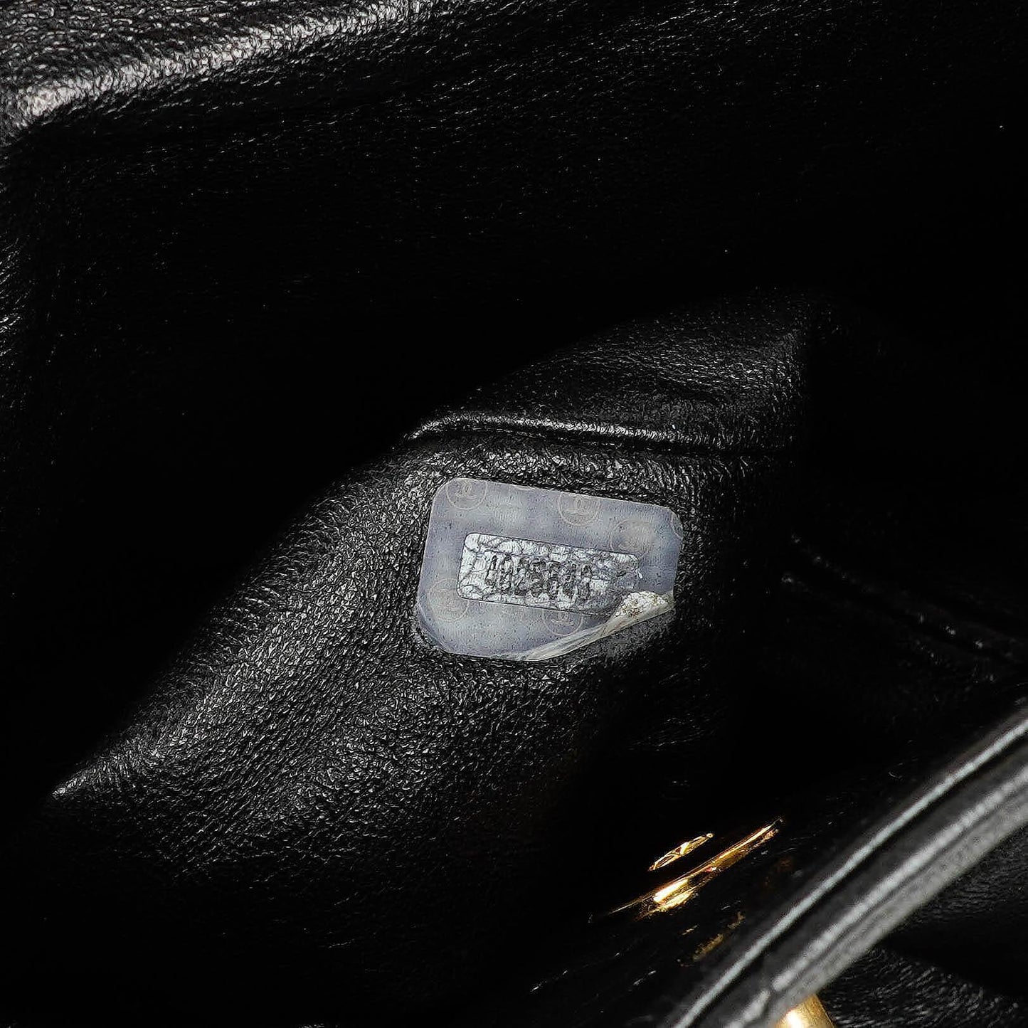 Vintage Chanel Kleine Duma CC Klassischer Schwarzer Gepolsterter Lammleder Rucksack mit 24K Vergoldeten Beschlägen