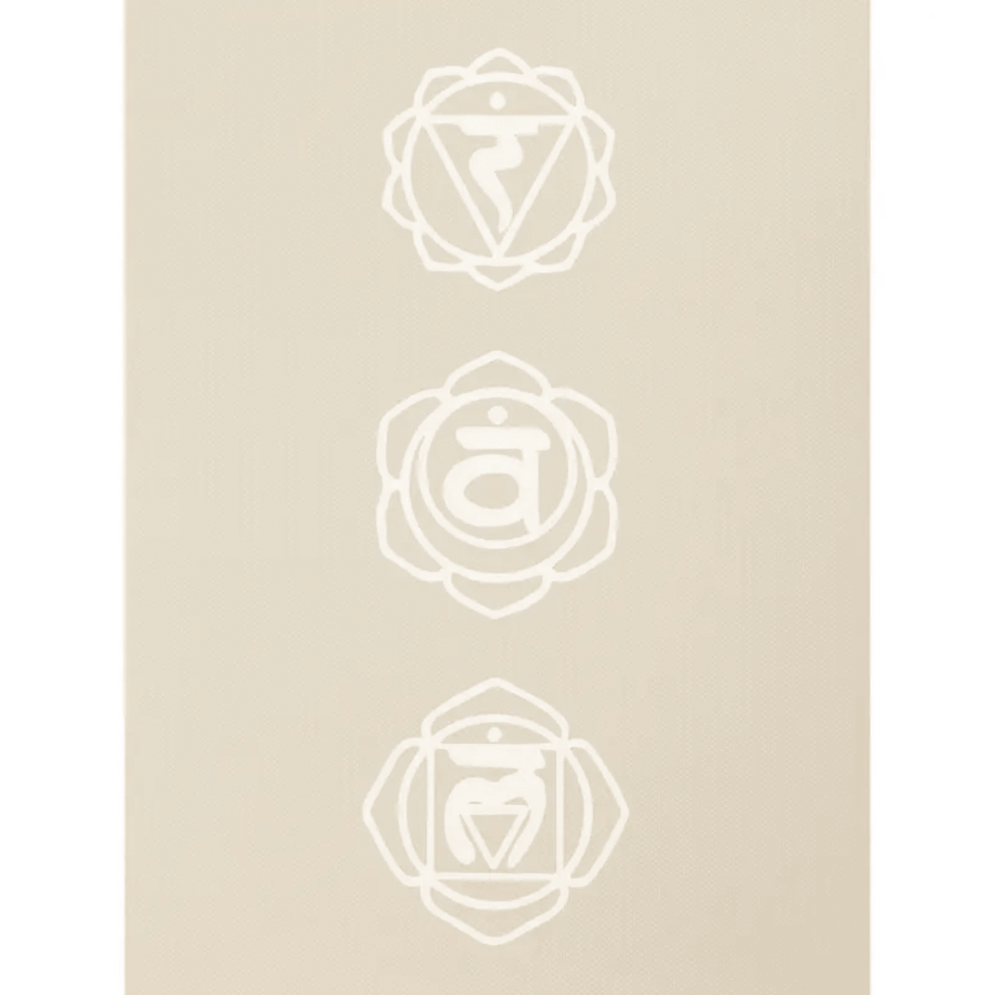 Yogi & Yogini Premium TPE Yoga Matte Chakra beige - 950 g - Laminimas e.K