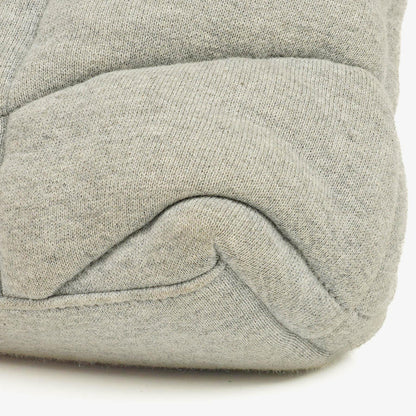 Yves Saint Laurent Loulou Puffer Tasche aus grauem gestepptem Jersey