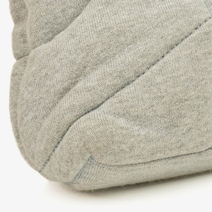 Yves Saint Laurent Loulou Puffer Tasche aus grauem gestepptem Jersey