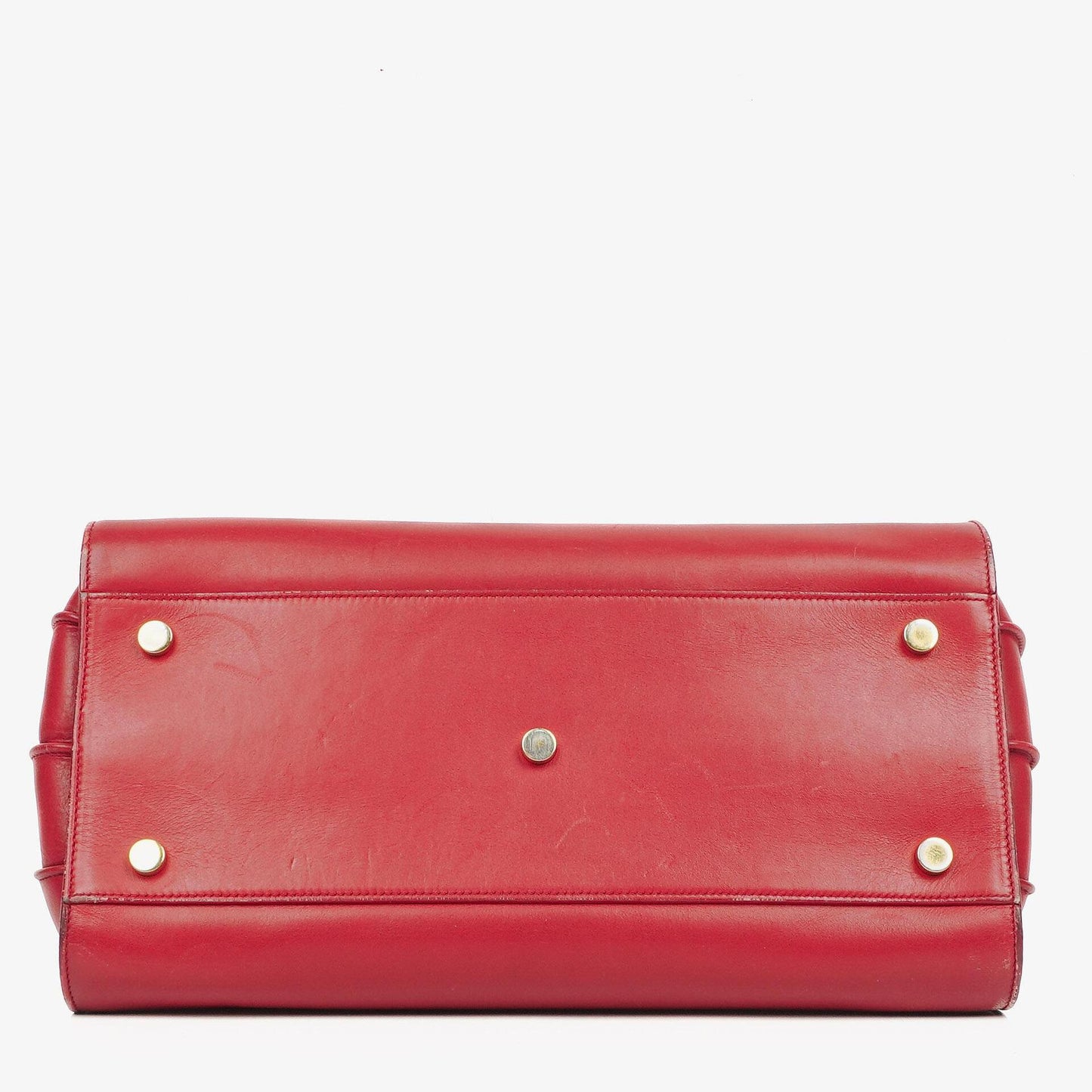 Saint Laurent Kleine Sac de Jour Tasche aus rotem Leder