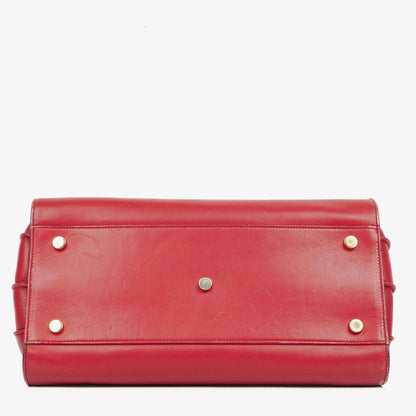 Saint Laurent Kleine Sac de Jour Tasche aus rotem Leder