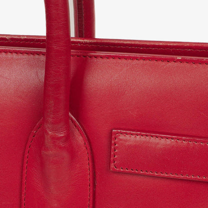 Saint Laurent Kleine Sac de Jour Tasche aus rotem Leder