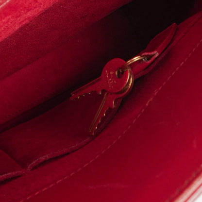 Saint Laurent Kleine Sac de Jour Tasche aus rotem Leder