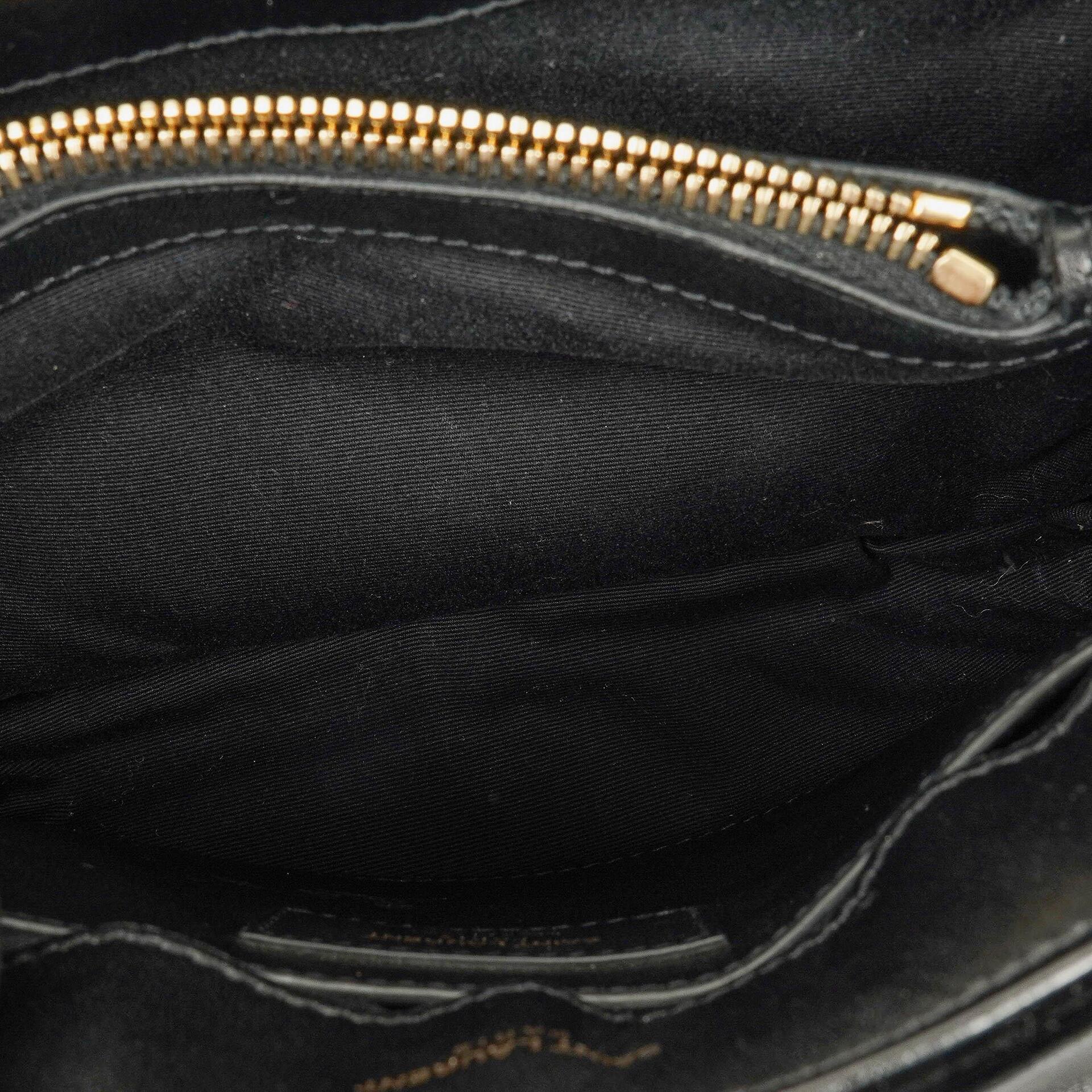 Yves Saint Laurent Kleine Loulou Kettentasche aus Samt mit Y-Stepp-Monogramm
